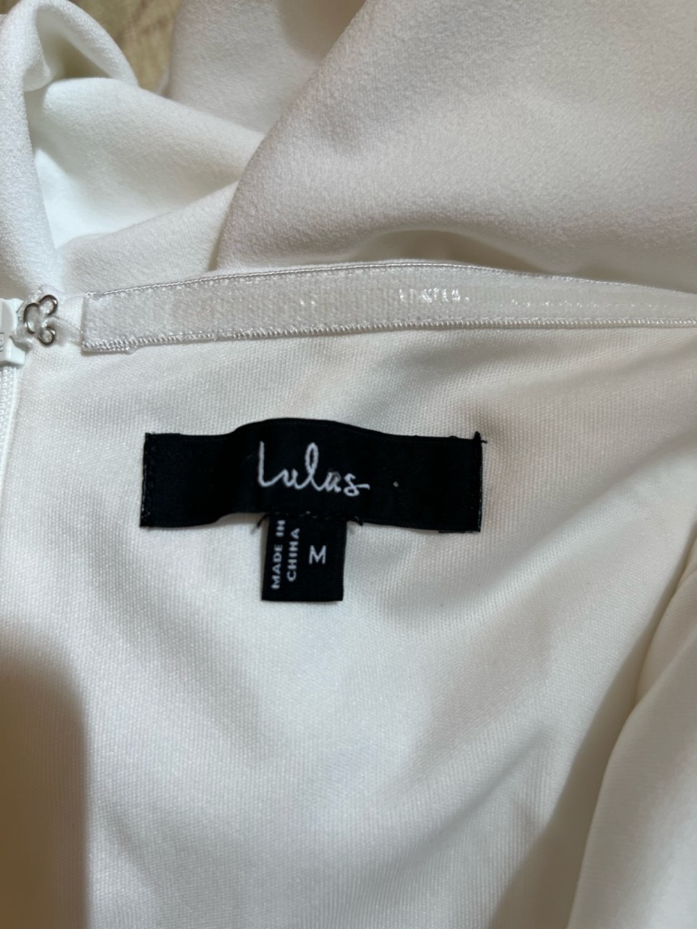 Lulus Prominent Charm White Halter Bodycon Tulip Midi Dress Size M NWOT - Picture 11 of 12